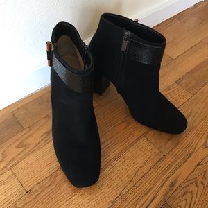 Black ankle boots
